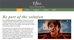 Desktop Screenshot of efec.org
